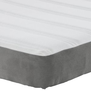 vidaXL Materac kieszeniowy Jasnoszary Średni 120x200x20 cm Tkanina 4