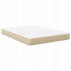 vidaXL Materac kieszeniowy Średni Zielony Szary 140x190x20 cm Tkanina 2