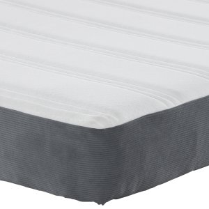 Materac kieszeniowy vidaXL, ciemnoszary, średni, 160x200x20 cm, tkanina 3