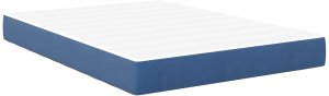Materac kieszeniowy vidaXL Niebieski Średni 140x200x20 cm Tkanina 3