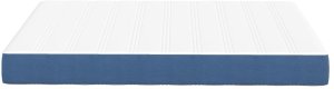 Materac kieszeniowy vidaXL Niebieski Średni 140x200x20 cm Tkanina 4