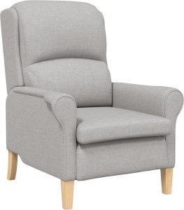 vidaXL Nowoczesny fotel Szary chmurka Materiał poliester Średni 2