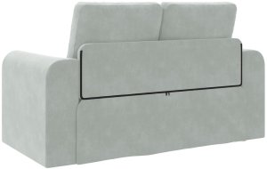vidaXL Sofa łóżko 2 w 1 Jasnoszary 148x71x83 cm Aksamit 4