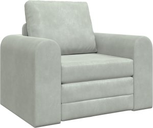 vidaXL Sofa łóżko 2 w 1 jasnoszara 98x71x83 cm 2