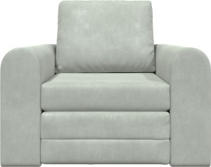 vidaXL Sofa łóżko 2 w 1 jasnoszara 98x71x83 cm 5