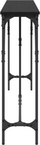 vidaXL Stolik Konsolowy Czarny Dąb 180x23x75 cm Drewno Inżynieryjne 3