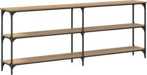 vidaXL Stół konsolowy Dąb Rzemieślniczy 200x29x75 cm Drewno inżynieryjne 2