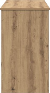 vidaXL Toaletka z lustrem Rękodzielniczy dąb 100x45x76 cm 4