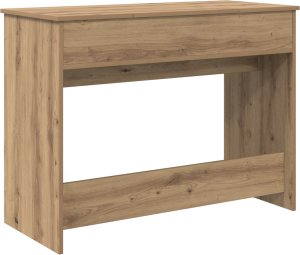 vidaXL Toaletka z lustrem Rękodzielniczy dąb 100x45x76 cm 5