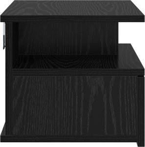 vidaXL Stolik Nocny Czarny Dąb 40x31x27 cm Drewno Inżynieryjne 6