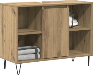 vidaXL Jednostka toaletki Dąb rzemieślniczy Średni 2