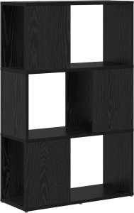 vidaXL Centrum Rozrywki Czarny Dąb 60 x 24 x 94 cm 2