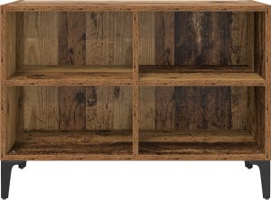 vidaXL Rustykalna jednostka rozrywkowa Stare drewno Płyta wiórowa Średni 4