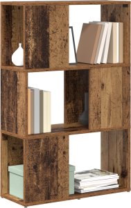 vidaXL Centrum rozrywkowe Stare drewno Płyta drewnopochodna 2