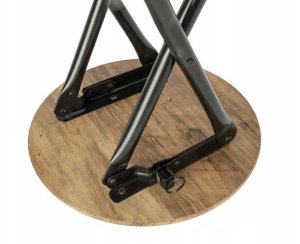 Taboret składany do łazienki FORIO, loftowy, z siedziskiem 30 x 46 cm, WENKO 11