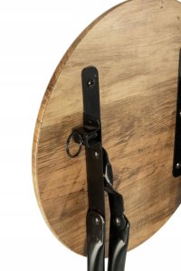 Taboret składany do łazienki FORIO, loftowy, z siedziskiem 30 x 46 cm, WENKO 7