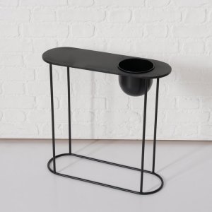 Stolik pomocniczy z metalu PLUTO, wys. 56 cm 3