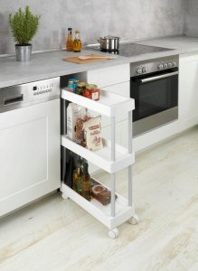 Regał na kółkach MINO, 3 poziomy, WENKO 3