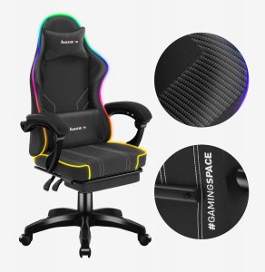 Fotel Huzaro Force 3.7 RGB czarny 8