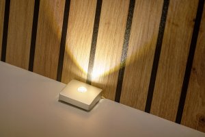 ASM Meble Meblościanka GUSTO PW A - zestaw RTV z LED - KASZMIR + lamele DĄB ARTISAN 8