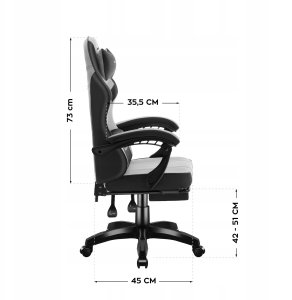 Fotel Huzaro Force 3.7 szary 4