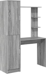 Biurko vidaXL Szare 2