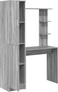 Biurko vidaXL Szare 5