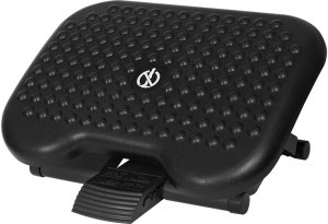 Podnóżek biurowy regulowany podstawa pod biurko pod stopy czarny 8