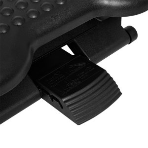 Podnóżek biurowy regulowany podstawa pod biurko pod stopy czarny 10