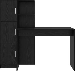 Biurko vidaXL Czarne 150 cm x 60 cm 7