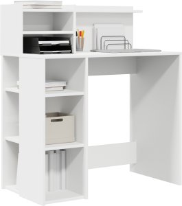 Biurko vidaXL Białe 90 cm x 48 cm 3