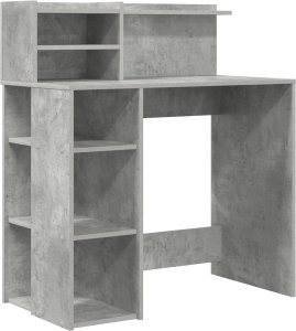Biurko vidaXL Szare 90 cm x 48 cm 2
