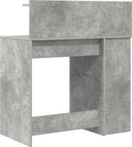 Biurko vidaXL Szare 90 cm x 48 cm 4