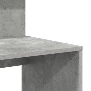 Biurko vidaXL Szare 90 cm x 48 cm 5
