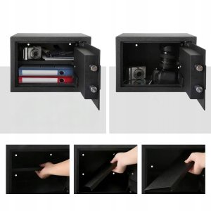 Inteligentny Sejf Z Zamkiem Elektronicznym Kasa Pancerna Na Dokumenty Biuro 5