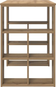 Biurko vidaXL Brązowe 90 cm x 50 cm 2