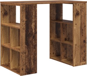 Biurko vidaXL Brązowe 90 cm x 50 cm 3