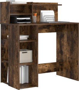 Biurko vidaXL Brązowe 90 cm x 48 cm 2