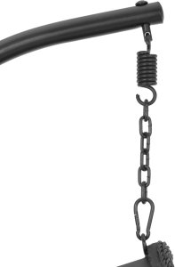 Fotel wiszący kosz kokon ogrodowy huśtawka wolnostojąca do 150 kg Fotel wiszący kosz kokon ogrodowy huśtawka wolnostojąca do 150 kg 5