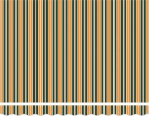 Ręczna markiza chowana vidaXL z LED Zielono-żółta 350x250 cm, Materiał wymienny do markizy vidaXL o wymiarach 3.5x2.5 m Zielono-żółta 5