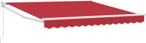 Markiza ręczna vidaXL Czerwona 350x250 cm, Materiał wymienny do markiz vidaXL dla ramy 3.5x2.5 m Czerwony 2