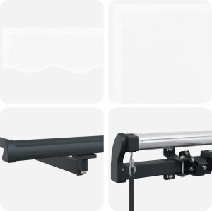 Markiza ręczna vidaXL Biała 400x300 cm, Tkanina zamienna do markizy vidaXL 4x3 m Biała 6