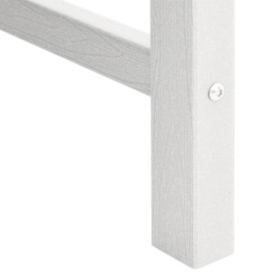 vidaXL Krzesełka do jadalni w ogrodzie 4 szt. Białe 65,5x55,5x88 cm HDPE, Krzesełka do jadalni w ogrodzie 2 szt. Białe HDPE 8