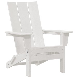 vidaXL Składane krzesła Adirondack 2 szt Białe 74.5x80.5x90 cm HDPE, Składane krzesło Adirondack Białe 74.5x80.5x90 cm HDPE (3335818) 4