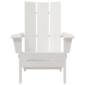 vidaXL Składane krzesła Adirondack 2 szt Białe 74.5x80.5x90 cm HDPE, Składane krzesło Adirondack Białe 74.5x80.5x90 cm HDPE (3335818) 5
