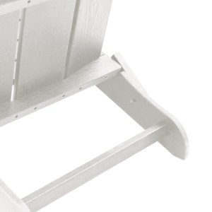 vidaXL Składane krzesła Adirondack 2 szt Białe 74.5x80.5x90 cm HDPE, Składane krzesło Adirondack Białe 74.5x80.5x90 cm HDPE (3335818) 8