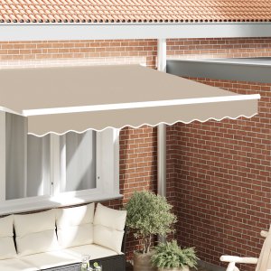vidaXL Markiza dla ramy 2.5 m Beżowa 2.3x0.2 m 1