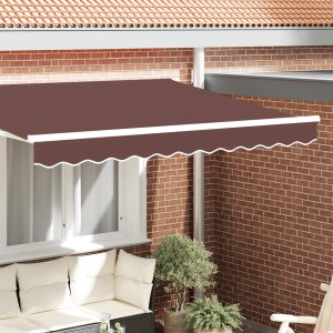 vidaXL Baldachim dla ramy 2.5m brązowy 2.3x0.2m 1