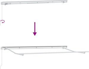 vidaXL vidaXL Rama markizy Zwijana Ręczna 4x2 m Metal 7