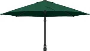 vidaXL Duży Zielony Parasol Patio Metal, Poliester Duży Z regulacją 3